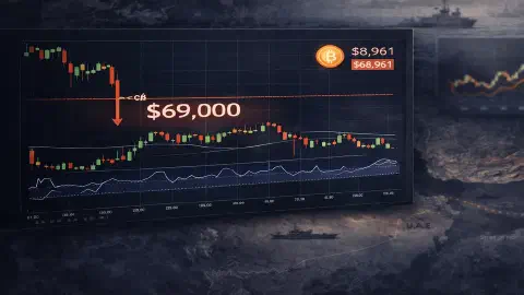 Bitcoin Slips Below $69K as Trump Escalates Iran Threat