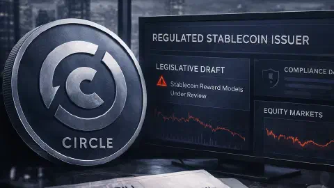 Circle Falls as Stablecoin Draft Threatens Reward Models