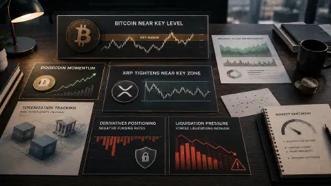 Crypto Market Brief: Bitcoin Tests $80K as XRP Tightens
