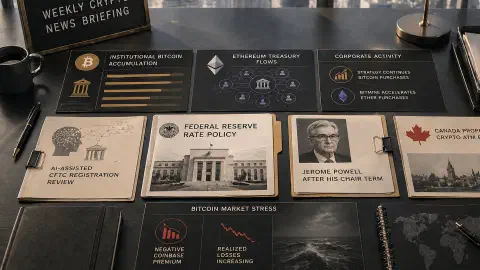 Crypto Weekly News: Bitcoin, Ether, Fed and Policy Moves