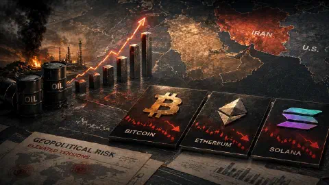 Oil Jumps on Iran War Risk, Bitcoin and Crypto Pull Back